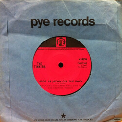 The Tinkers Made In Japan On The Back Vinyl 7" USED
