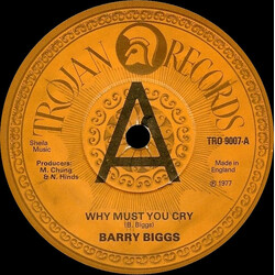 Barry Biggs / The Trojans (4) Why Must You Cry Vinyl 7" USED
