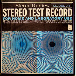 No Artist Stereo Test Record For Home And Laboratory Use - Model 211 Vinyl LP USED