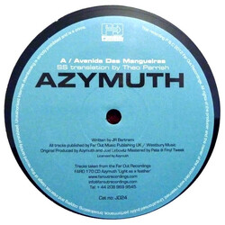 Azymuth Avenida Das Mangueiras (SS Translation By Theo Parrish) Vinyl 12" USED