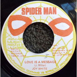 Joy White Love Is A Message Vinyl 7" USED