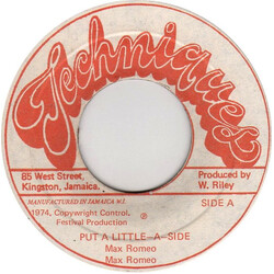 Max Romeo Put A Little-A-Side Vinyl 7" USED