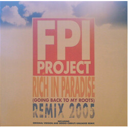 FPI Project Rich In Paradise (Going Back To My Roots) Remix 2005 Vinyl 12" USED