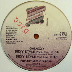 Galaxxy Sexy Style (Club Mix) Vinyl 12" USED