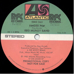 Reg Mundy Band Finger Pop Vinyl 12" USED