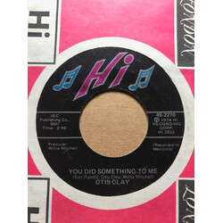 Otis Clay You Did Something To Me / It Was Jealousy Vinyl 7" USED