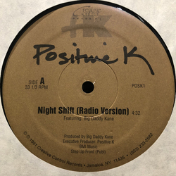 Positive K Night Shift Vinyl 12" USED