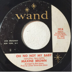 Maxine Brown Oh No Not My Baby Vinyl 7" USED