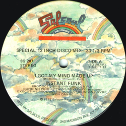 Instant Funk I Got My Mind Made Up / Wide World Of Sports Vinyl 12" USED
