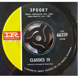 The Classics IV Spooky / Poor People Vinyl 7" USED