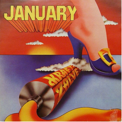 January (4) Kraftzalve Vinyl LP USED
