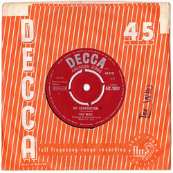 The Who My Generation Vinyl 7" USED