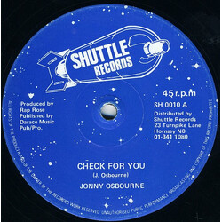 Johnny Osbourne Check For You Vinyl 12" USED