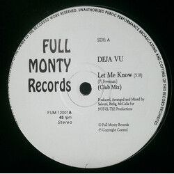 Deja Vu (44) Let Me Know Vinyl 12" USED