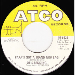 Otis Redding Papa's Got A Brand New Bag / Direct Me Vinyl 7" USED