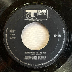 Thunderclap Newman Something In The Air Vinyl 7" USED