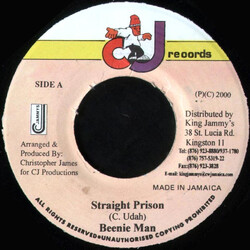 Beenie Man Straight Prison Vinyl 7" USED