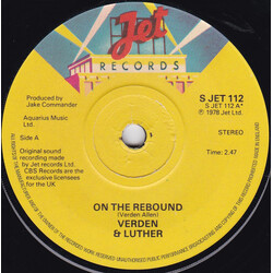 Verden & Luther On The Rebound Vinyl 7" USED