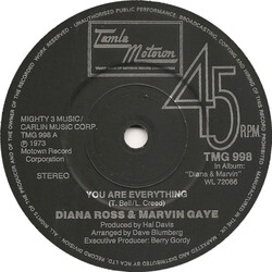 Diana Ross / Marvin Gaye You Are Everything / Stop, Look, Listen Vinyl 7" USED