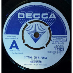 Nickelson (2) Sitting On A Fence Vinyl 7" USED