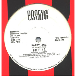 File 13 Party Line Vinyl 12" USED