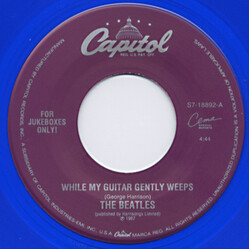 The Beatles While My Guitar Gently Weeps Vinyl 7" USED