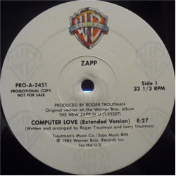 Zapp Computer Love Vinyl 12" USED