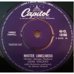 Gene Vincent Mister Loneliness Vinyl 7" USED