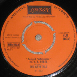 The Crystals He's A Rebel / Da Doo Ron Ron Vinyl 7" USED
