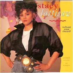 Stacy Lattisaw What You Need (Extended Version) Vinyl 12" USED
