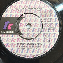 KC & The Sunshine Band I'm Your Boogie Man Vinyl 7" USED