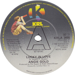 Angie Gold Lucky In Love Vinyl 7" USED