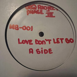 UBQ Project Phase III Vinyl 12" USED