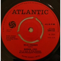 Barbara Lewis Hello Stranger Vinyl 7" USED
