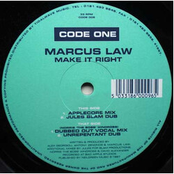 Marcus Law Make It Right Vinyl 12" USED