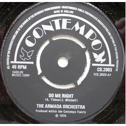The Armada Orchestra Do Me Right Vinyl 7" USED