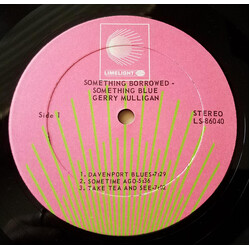 Gerry Mulligan Something Borrowed - Something Blue Vinyl LP USED