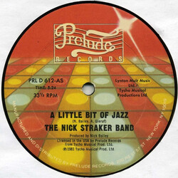 Nick Straker Band A Little Bit Of Jazz Vinyl 12" USED