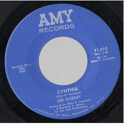 Lee Dorsey Cynthia / I Can't Get Away Vinyl 7" USED