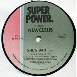 Newcleus She's Bad Vinyl 12" USED
