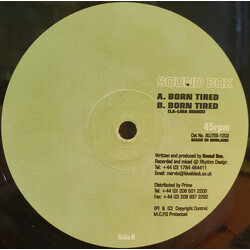 Sound Box Born Tired Vinyl 12" USED