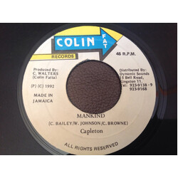 Capleton Mankind Vinyl 7" USED