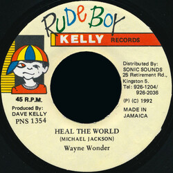 Wayne Wonder Heal The World Vinyl 7" USED