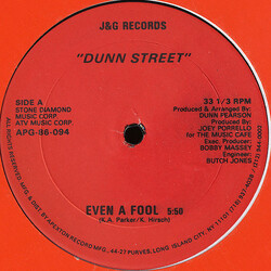 Dunn & Bruce Street Even A Fool Vinyl 12" USED
