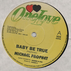 Michael Prophet / Blacka T Baby Be True / My Sound Kill Vinyl 12" USED