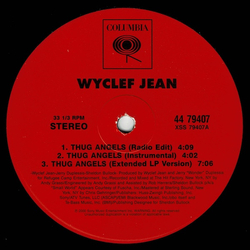 Wyclef Jean Thug Angels Vinyl 12" USED