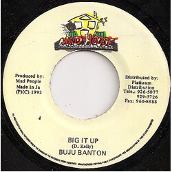 Buju Banton Big It Up Vinyl 7" USED