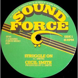 Cecil Smith Struggle On / Moving On Vinyl 12" USED