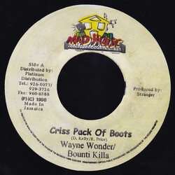 Wayne Wonder / Bounty Killer Criss Pack Of Boots Vinyl 7" USED
