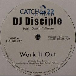 DJ Disciple / Dawn Tallman Work It Out Vinyl 12" USED